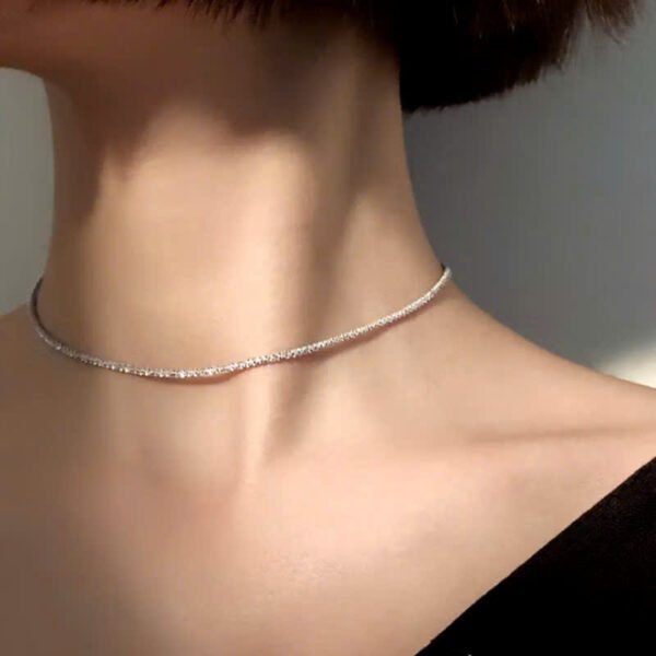 Dây chuyền titan đính đá